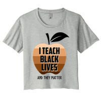 I Teach Black Lives And They Matter Crop Top