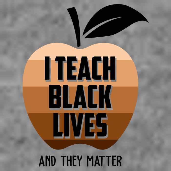 I Teach Black Lives And They Matter Cropped Pullover Crew