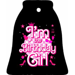 Im The Birthday Girl Doll Family Party Decorations Ceramic Bell Ornament