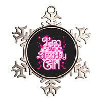 Im The Birthday Girl Doll Family Party Decorations Metallic Star Ornament