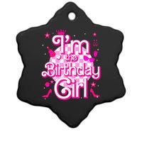 Im The Birthday Girl Doll Family Party Decorations Ceramic Star Ornament