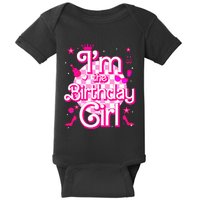 Im The Birthday Girl Doll Family Party Decorations Baby Bodysuit