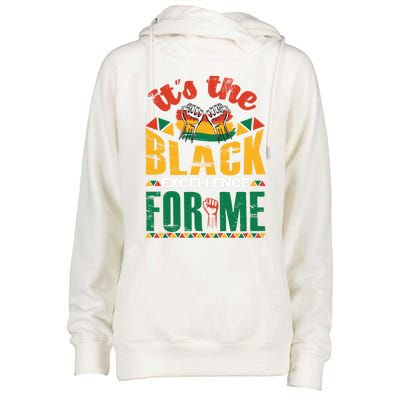 It's The Black Excellence For Me Great Gift Womens Funnel Neck Pullover Hood