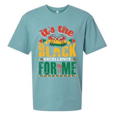 It's The Black Excellence For Me Great Gift Sueded Cloud Jersey T-Shirt