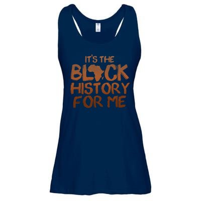 It's The Black History For Me Ladies Essential Flowy Tank