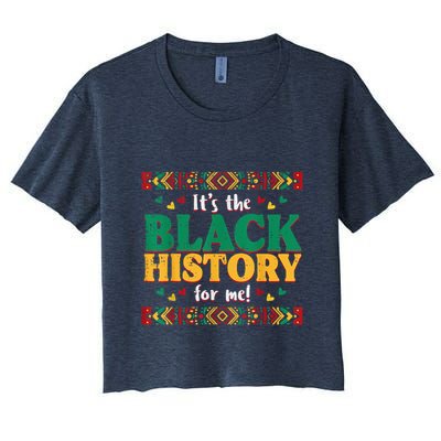 Its The Black History For Me African American Crop Top