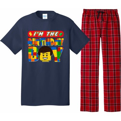 Im The Birthday Boy Building Brick Family Matching Pajama Set