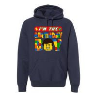 Im The Birthday Boy Building Brick Family Matching Premium Hoodie