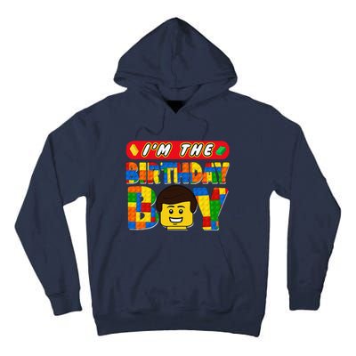 Im The Birthday Boy Building Brick Family Matching Tall Hoodie