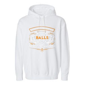 It Takes Balls Xmas Gift Idea For Golfers Gift Funny Golf Garment-Dyed Fleece Hoodie