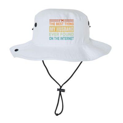 I'm The Best Thing My Husband Ever Found On The Internet Gift Legacy Cool Fit Booney Bucket Hat