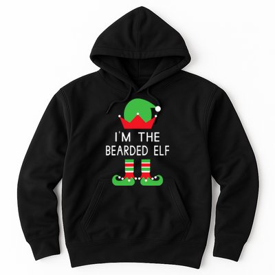 Im The Bearded Elf Funny Christmas Hoodie