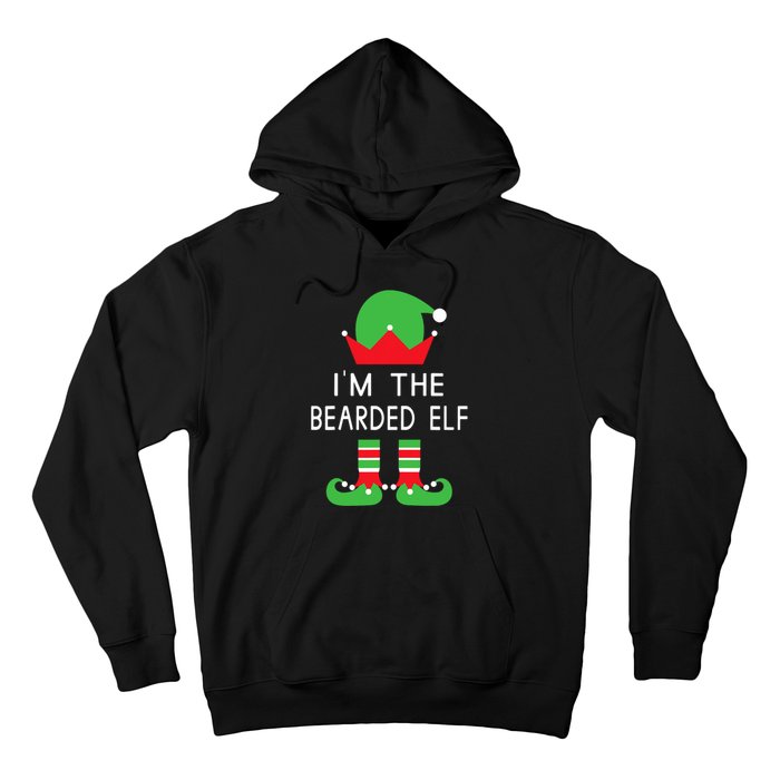 Im The Bearded Elf Funny Christmas Hoodie