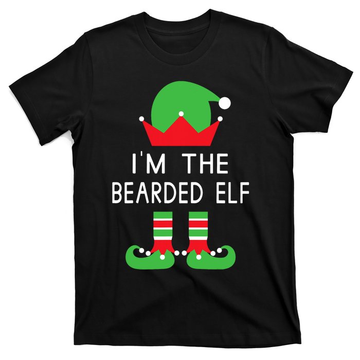 Im The Bearded Elf Funny Christmas T-Shirt