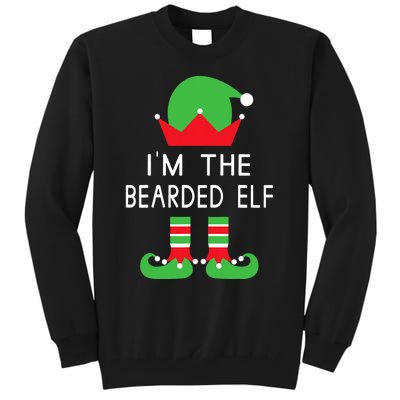 Im The Bearded Elf Funny Christmas Tall Sweatshirt