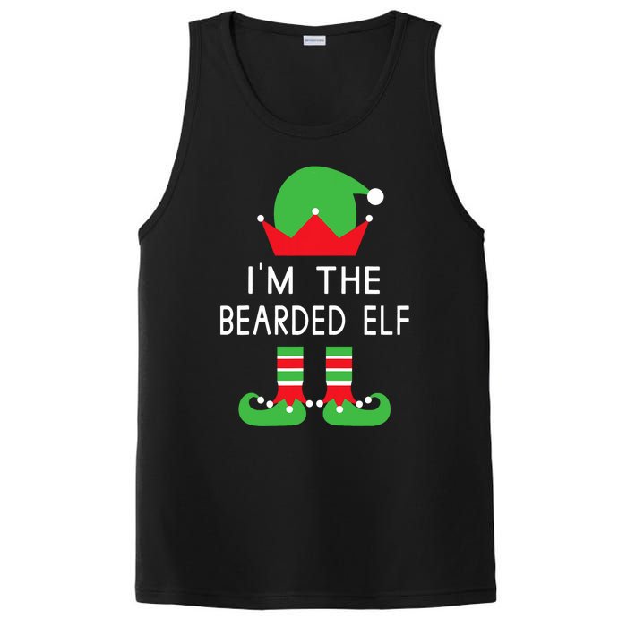 Im The Bearded Elf Funny Christmas PosiCharge Competitor Tank