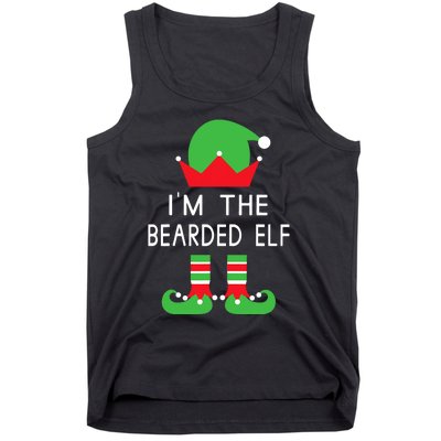 Im The Bearded Elf Funny Christmas Tank Top