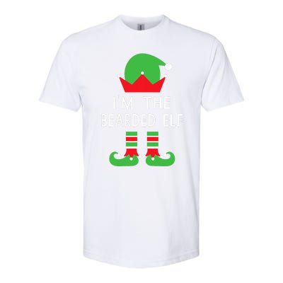 Im The Bearded Elf Funny Christmas Softstyle CVC T-Shirt