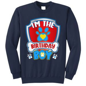 Im The Birthday Boy Dog Paw Family Matching Sweatshirt