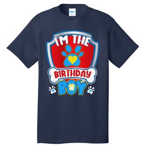 Im The Birthday Boy Dog Paw Family Matching Tall T-Shirt