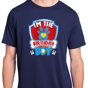 Im The Birthday Boy Dog Paw Family Matching Adult ChromaSoft Performance T-Shirt