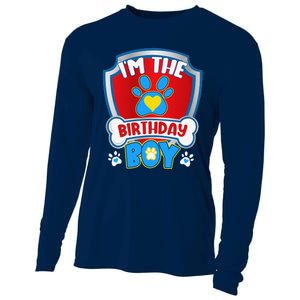 Im The Birthday Boy Dog Paw Family Matching Cooling Performance Long Sleeve Crew