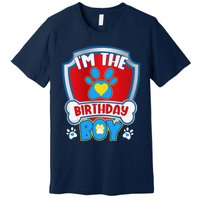 Im The Birthday Boy Dog Paw Family Matching Premium T-Shirt