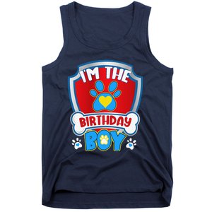 Im The Birthday Boy Dog Paw Family Matching Tank Top