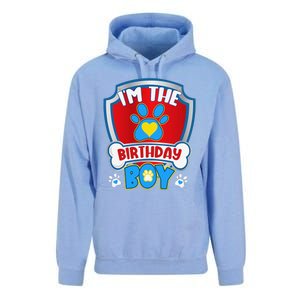 Im The Birthday Boy Dog Paw Family Matching Unisex Surf Hoodie