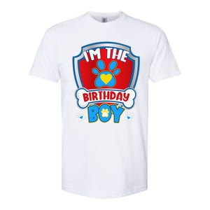 Im The Birthday Boy Dog Paw Family Matching Softstyle CVC T-Shirt