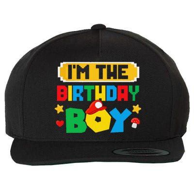 Im The Birthday Boy Game Gaming Family Matching Wool Snapback Cap