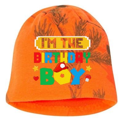 Im The Birthday Boy Game Gaming Family Matching Kati - Camo Knit Beanie