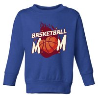 I'm The Basketball Mom Team Sport Basketball Gift Toddler Sweatshirt