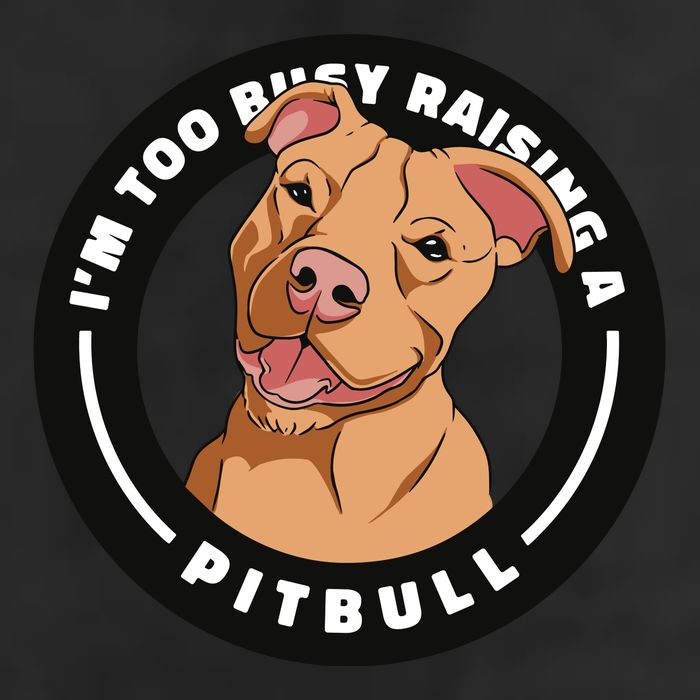 I'm Too Busy Raising A Pitbull Trucker Hat