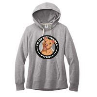 I'm Too Busy Raising A Pitbull Women's Fleece Hoodie