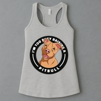 I'm Too Busy Raising A Pitbull Womens Tank Top