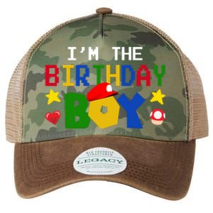 Im The Birthday Boy Game Gaming Gift Legacy Tie Dye Trucker Hat