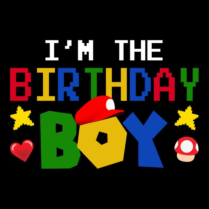 Im The Birthday Boy Game Gaming Gift Tall T-Shirt