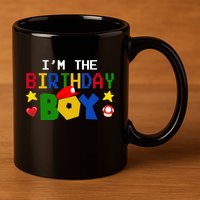 Im The Birthday Boy Game Gaming Gift 11oz C Handle Ceramic Mug