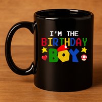 Im The Birthday Boy Game Gaming Gift 11oz C Handle Ceramic Mug