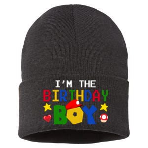 Im The Birthday Boy Game Gaming Gift Sustainable Knit Beanie