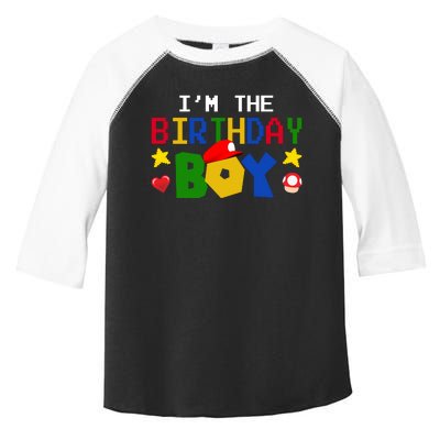 Im The Birthday Boy Game Gaming Gift Toddler Fine Jersey T-Shirt