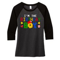 Im The Birthday Boy Game Gaming Gift Women's Tri-Blend 3/4-Sleeve Raglan Shirt