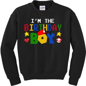 Im The Birthday Boy Game Gaming Gift Kids Sweatshirt