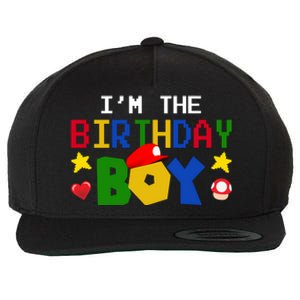 Im The Birthday Boy Game Gaming Gift Wool Snapback Cap