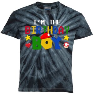 Im The Birthday Boy Game Gaming Gift Kids Tie-Dye T-Shirt