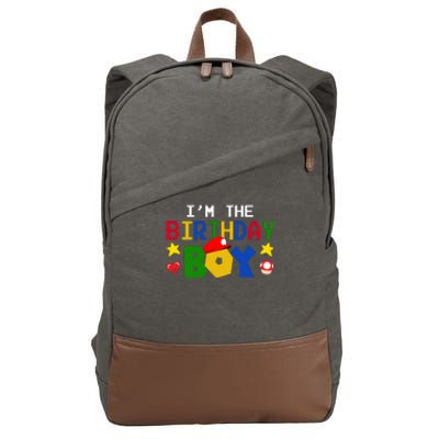 Im The Birthday Boy Game Gaming Gift Cotton Canvas Backpack