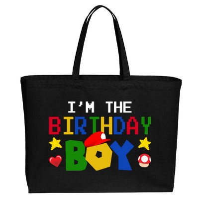 Im The Birthday Boy Game Gaming Gift Cotton Canvas Jumbo Tote