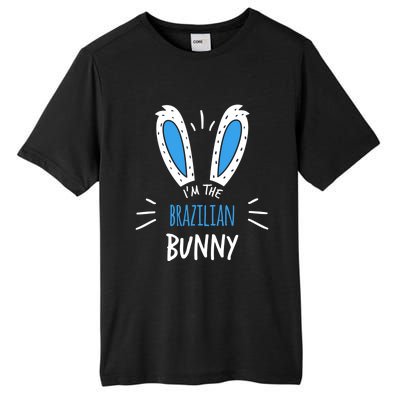 I'm The Brazilian Bunny Ears Brazil Easter Sunday Gift Tall Fusion ChromaSoft Performance T-Shirt