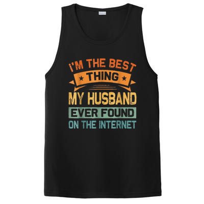 I'm The Best Thing My Husband Ever Found On The Internet PosiCharge Competitor Tank